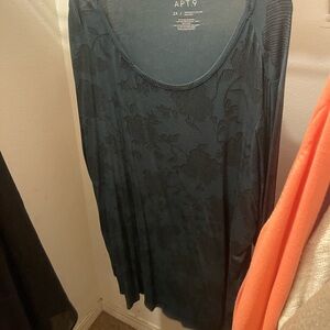 Apt. 9 Gray Sleeveless Tank Top